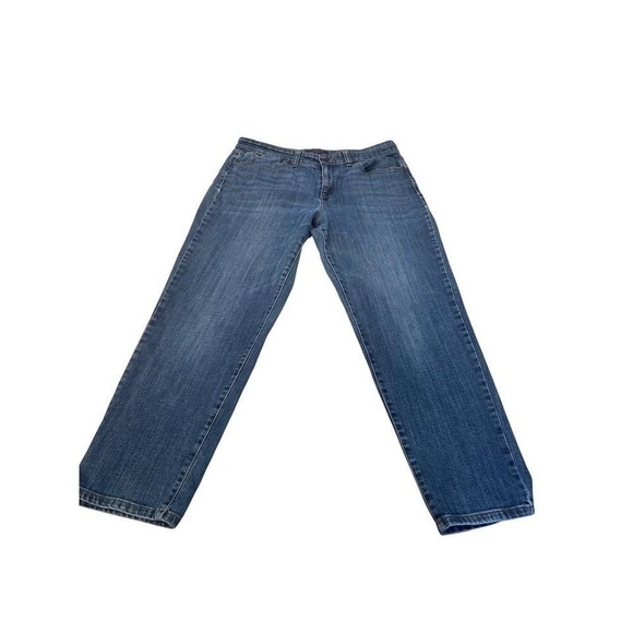 Talbots Denim - Woman's Talbots Simply Flattering S Pocket Womens Jeans Denim Blue Size 12.